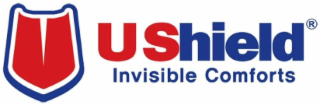 U SHIELD INVISIBLE COMFORTS logo