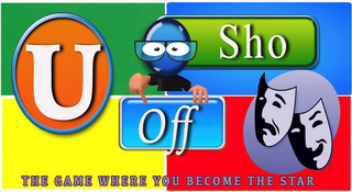 U SHOW OFF THE GAME WHERE YOU ARE THE STAR logo