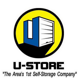 U-STORE "THE AREA'S 1ST SELF-STORAGE COMPANY" logo