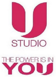 U STUDIO THE POWER IS IN YOU logo