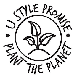 U STYLE PROMISE PLANT THE PLANET logo