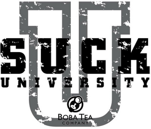 U SUCK UNIVERSITY BOBA TEA COMPANY logo