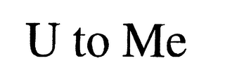 U TO ME logo