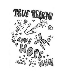 U TRUE RELIGION LOVE HOPE DENIM logo