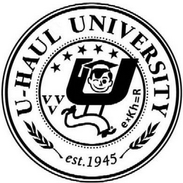 U U-HAUL UNIVERSITY EST. 1945 VVV EXKH=R logo
