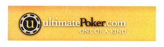 U ULTIMATEPOKER.COM ONE OF A KIND logo