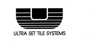 U ULTRA SET TILE SYSTEMS logo