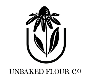 U UNBAKED FLOUR COMPANY logo