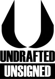 U UNDRAFTED UNSIGNED logo