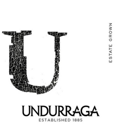 U UNDURRAGA ESTABLISHED 1885 ESTATE GROWN logo