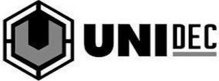 U UNIDEC logo