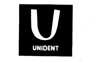 U UNIDENT logo