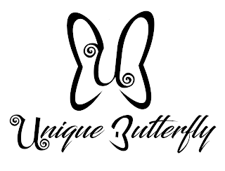 U UNIQUE BUTTERFLY logo
