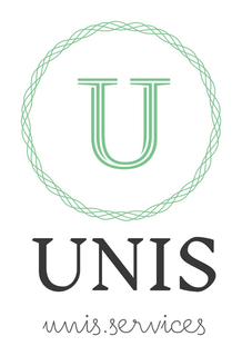 U UNIS UNIS.SERVICES logo