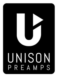 U UNISON PREAMPS logo