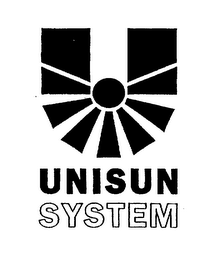U UNISUN SYSTEM logo