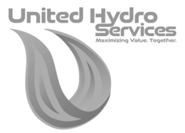 U UNITED HYDRO SERVICES MAXIMIZING VALUE. TOGETHER. logo