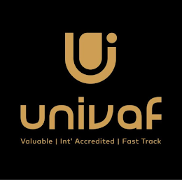 U UNIVAF VALUABLE INT' ACCREDITED FAST TRACK