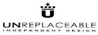 U UNREPLACEABLE INDEPENDENT DESIGN logo