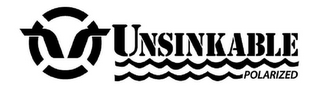 U UNSINKABLE POLARIZED logo