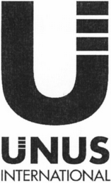 U UNUS INTERNATIONAL logo