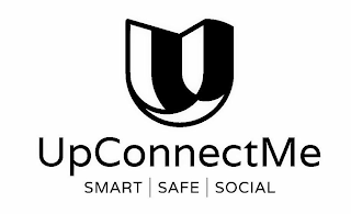 U UPCONNECTME SMART SAFE SOCIAL logo