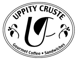 U UPPITY CRUSTE GOURMET COFFEE SANDWICHES logo
