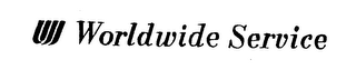 U WORLDWIDE SERVICE logo