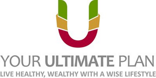 U YOUR ULTIMATE PLAN LIVE HEALTHY, WEALTHY WITH A WISE LIFESTYLE logo