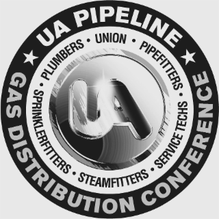UA PIPELINE GAS DISTRIBUTION CONFERENCE UNION · PIPEFITTERS · SERVICETECHS · STEAMFITTERS · SPRINKLERFITTERS · PLUMBERS UA logo