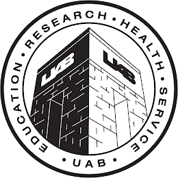 · UAB · EDUCATION · RESEARCH · HEALTH ·SERVICE · UAB UAB logo