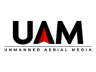 UAM UNMANNED AERIAL MEDIA logo