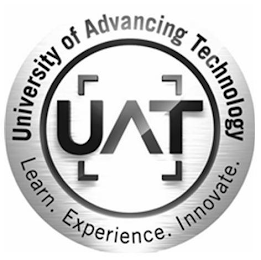 UAT UNIVERSITY OF ADVANCING TECHNOLOGY LEARN. EXPERIENCE. INNOVATE. logo