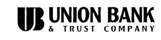 UB UNION BANK & TRUST COMPANY logo