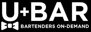 U+BAR BARTENDERS ON-DEMAND logo