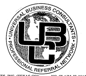 UBC UNIVERSAL BUSINESS CONSULTANTS PROFESSIONAL REFERRAL NETWORK logo