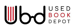 UBD USED BOOK DEPOT logo