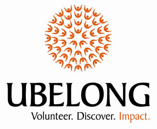 UBELONG VOLUNTEER. DISCOVER. IMPACT. logo