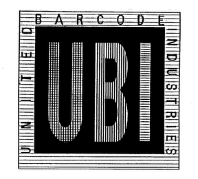 UBI UNITED BARCODE INDUSTRIES logo
