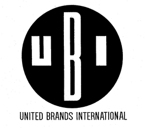 UBI UNITED BRANDS INTERNATIONAL logo