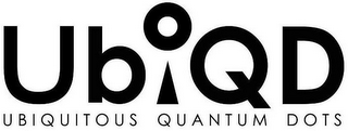 UBIQD UBIQUITOUS QUANTUM DOTS logo