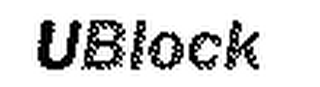 UBLOCK logo