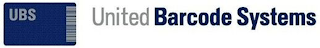 UBS UNITED BARCODE SYSTEMS logo