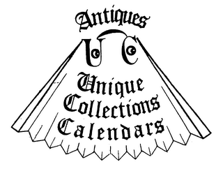 UC ANTIQUES UNIQUE COLLECTIONS CALENDARS logo