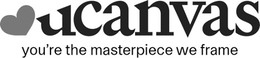 UCANVAS YOU'RE THE MASTERPIECE WE FRAME logo