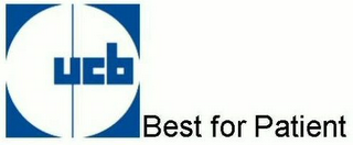 UCB BEST FOR PATIENT logo