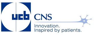 UCB CNS INNOVATION INSPIRED BY PATIENTS. logo