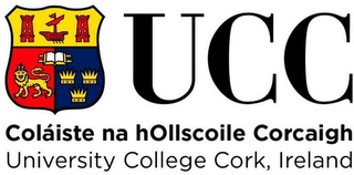 UCC COLÁISTE NA HOLLSCOILE CORCAIGH  UNIVERSITY COLLEGE CORK, IRELAND logo
