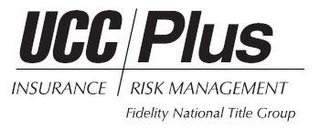 UCC PLUS INSURANCE RISK MANAGEMENT FIDELITY NATIONAL TITLE GROUP logo