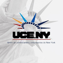 UCE.NY UNIÓN DE COMERCIANTES Y EMPRESARIOS DE NEW YORK logo
